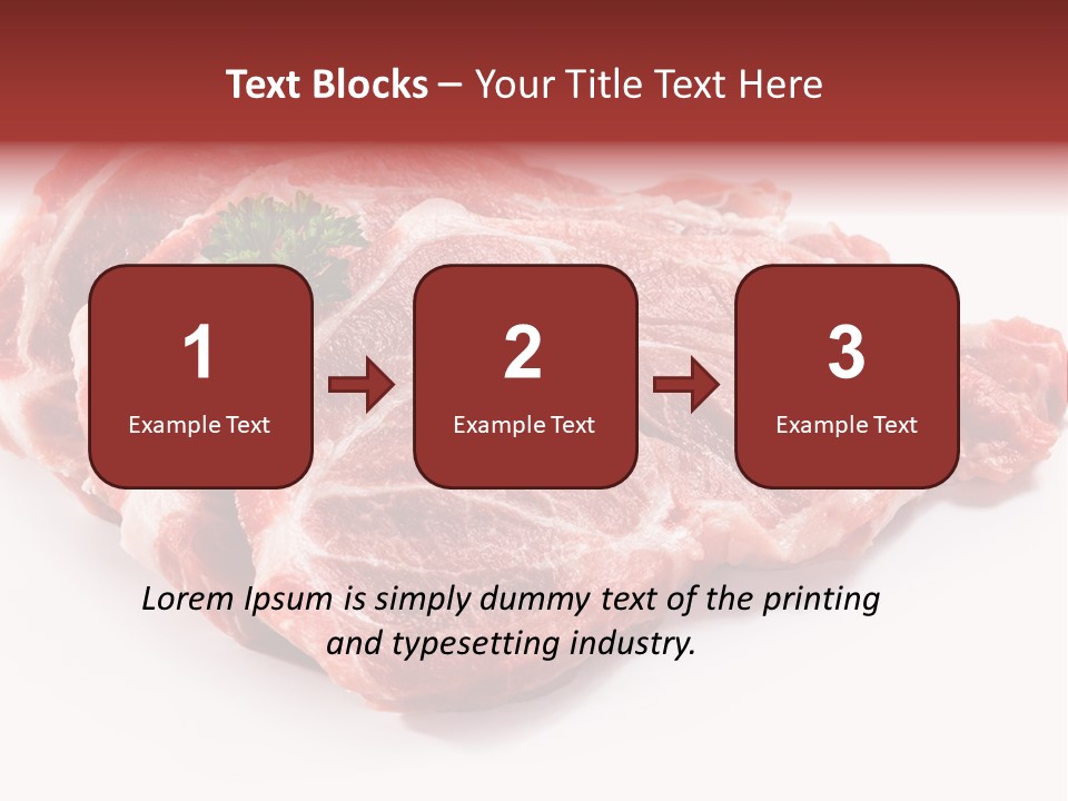 Portion Red Green PowerPoint Template