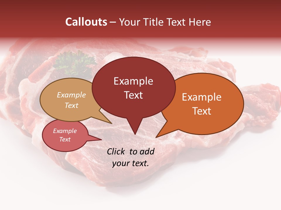 Portion Red Green PowerPoint Template