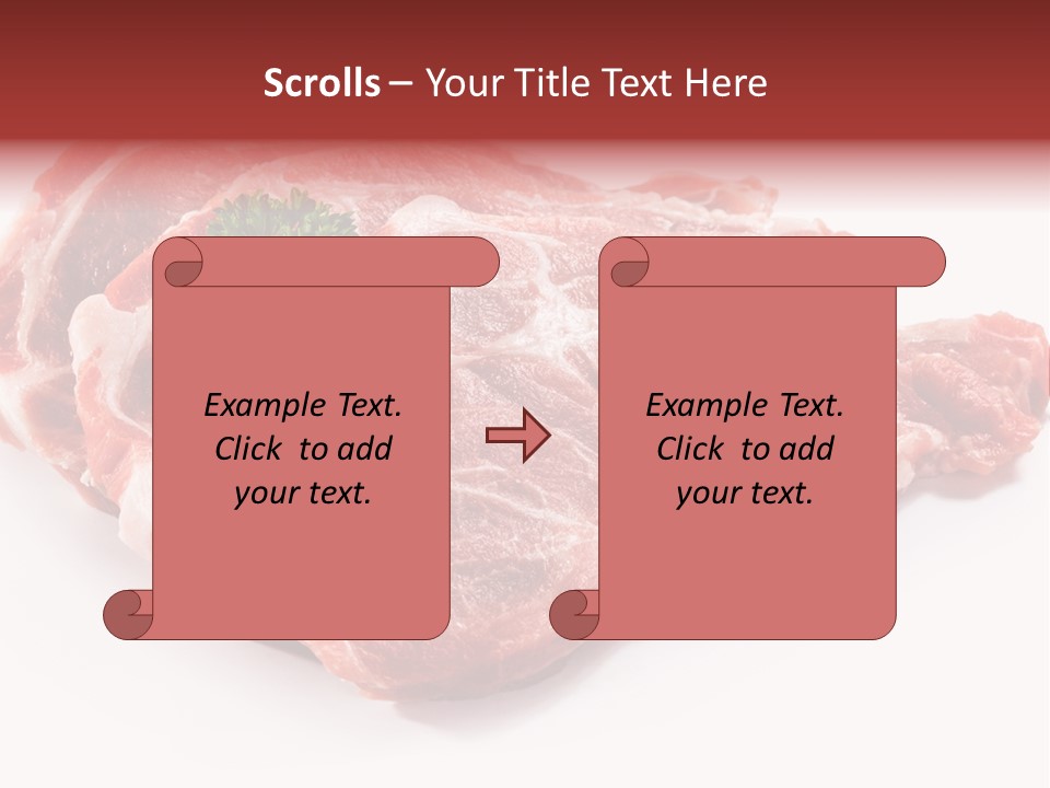Portion Red Green PowerPoint Template
