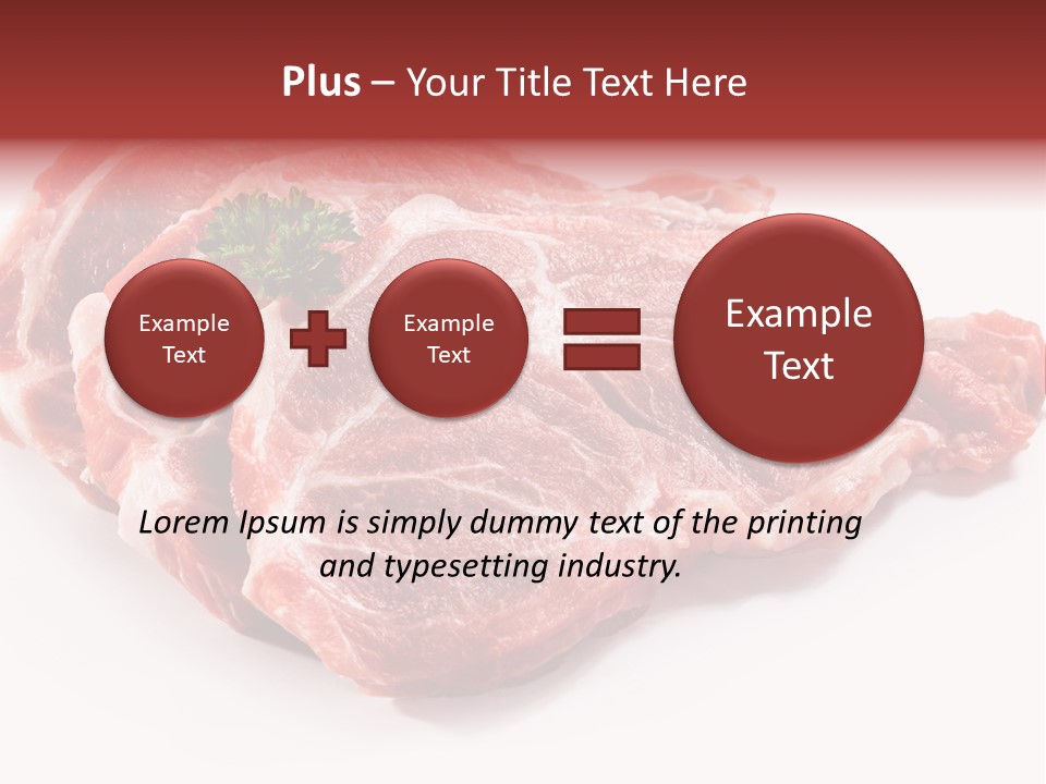 Portion Red Green PowerPoint Template