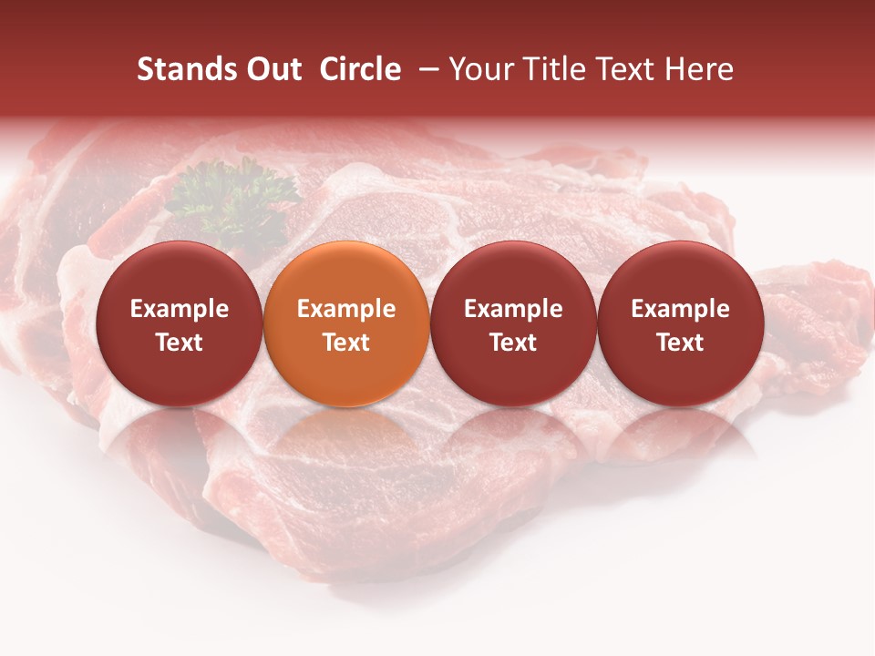 Portion Red Green PowerPoint Template