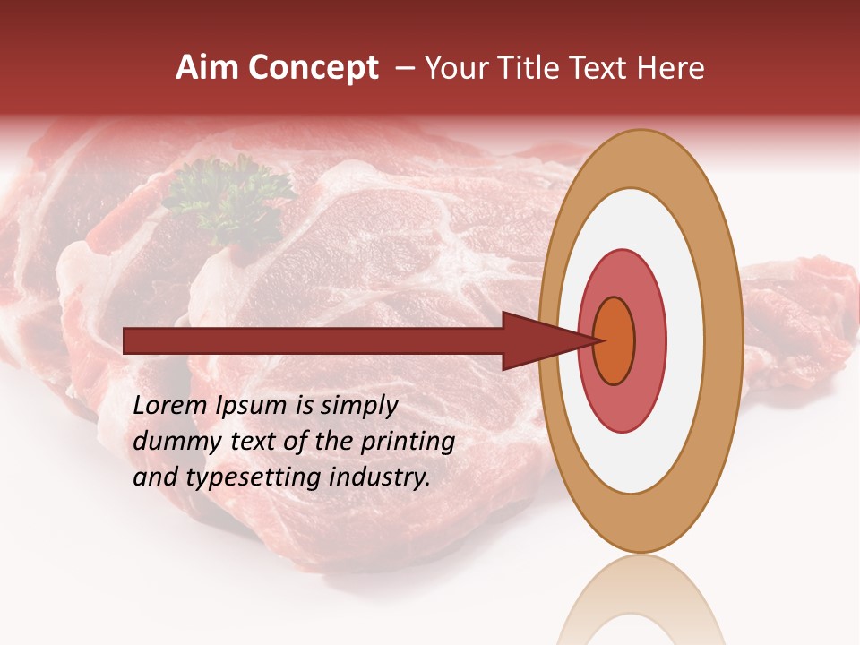 Portion Red Green PowerPoint Template
