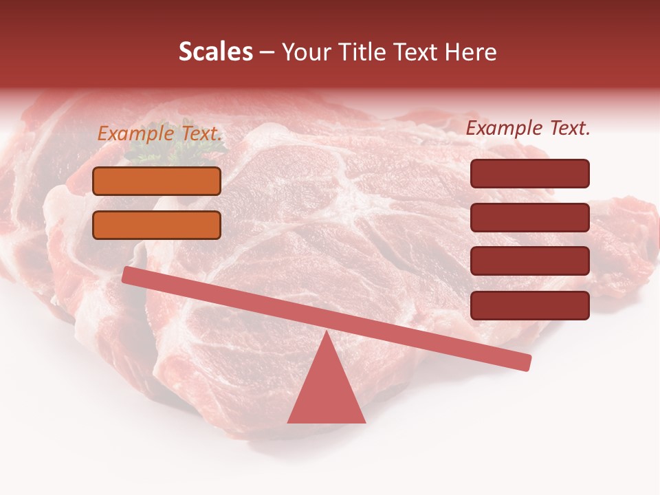 Portion Red Green PowerPoint Template