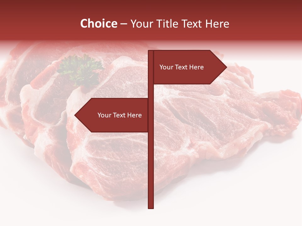 Portion Red Green PowerPoint Template