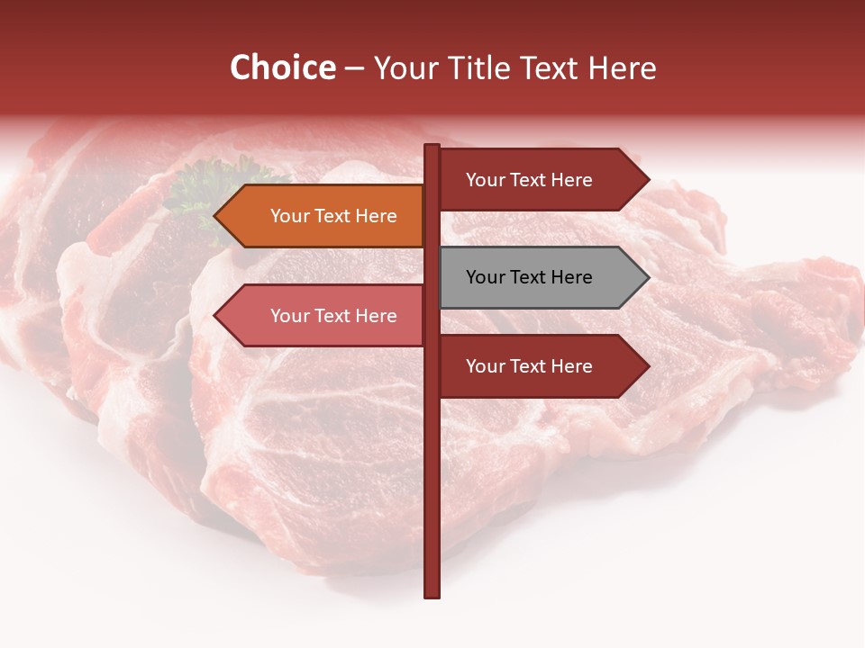 Portion Red Green PowerPoint Template