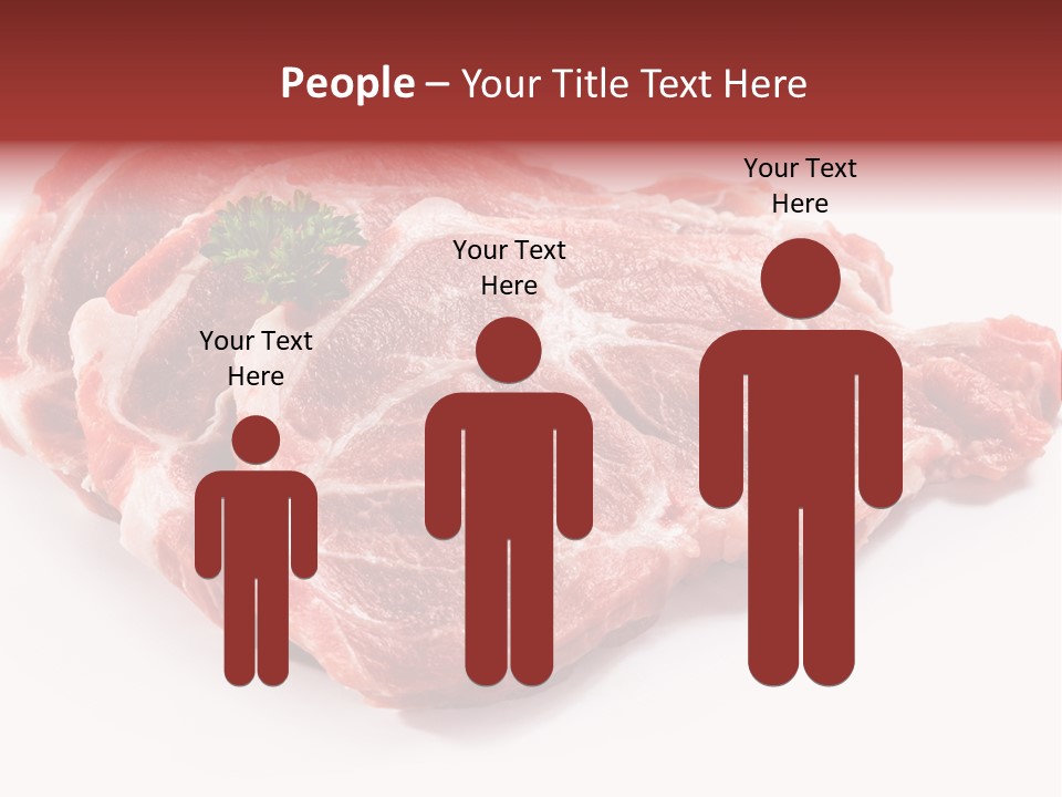 Portion Red Green PowerPoint Template