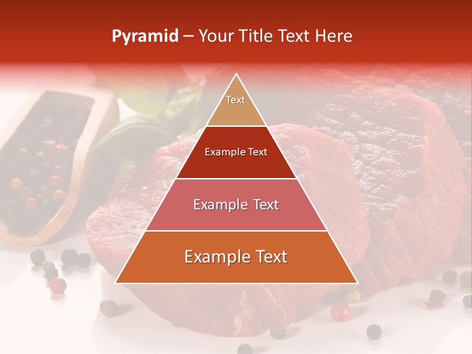 Sirloin White Cutting PowerPoint Template