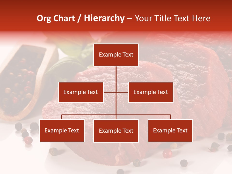 Sirloin White Cutting PowerPoint Template