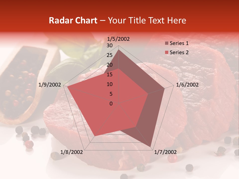 Sirloin White Cutting PowerPoint Template