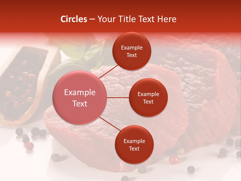 Sirloin White Cutting PowerPoint Template