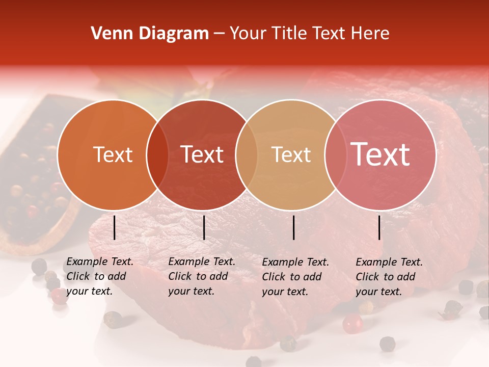 Sirloin White Cutting PowerPoint Template