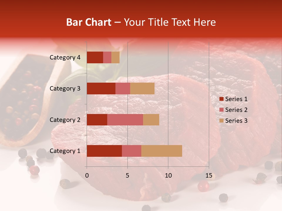 Sirloin White Cutting PowerPoint Template