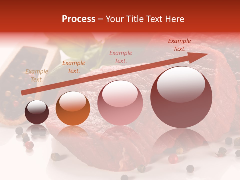 Sirloin White Cutting PowerPoint Template