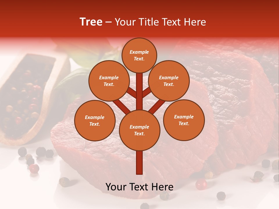 Sirloin White Cutting PowerPoint Template