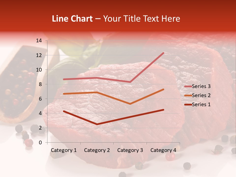 Sirloin White Cutting PowerPoint Template