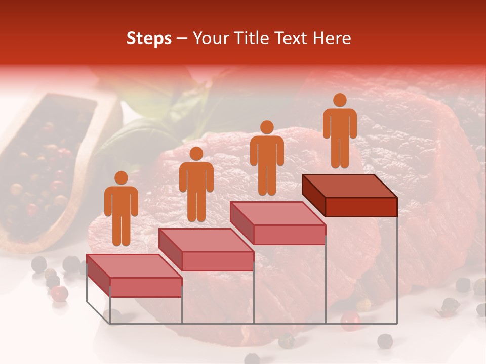 Sirloin White Cutting PowerPoint Template
