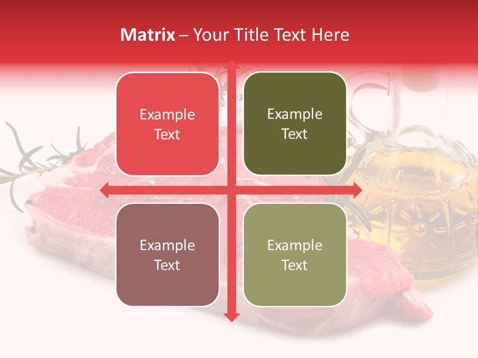 Protein Oil Dining PowerPoint Template