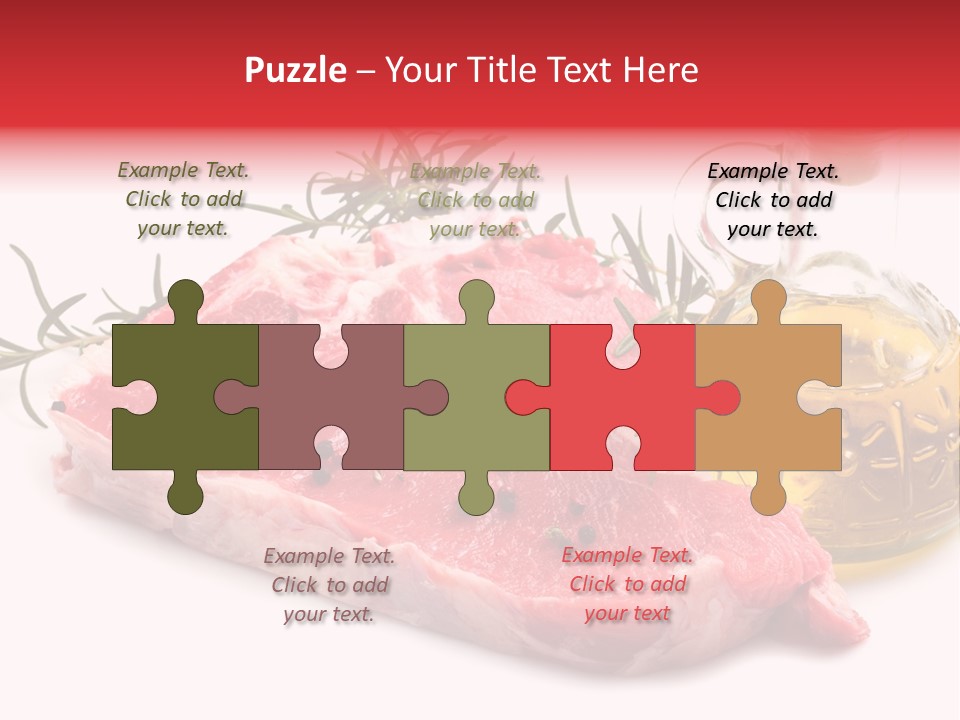 Protein Oil Dining PowerPoint Template