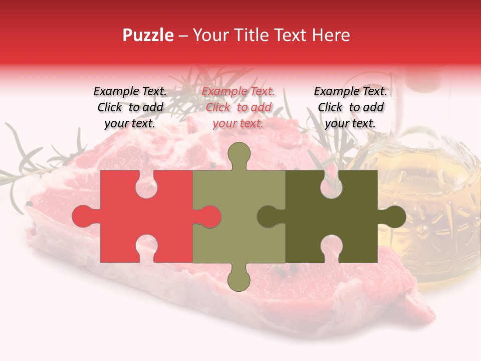 Protein Oil Dining PowerPoint Template