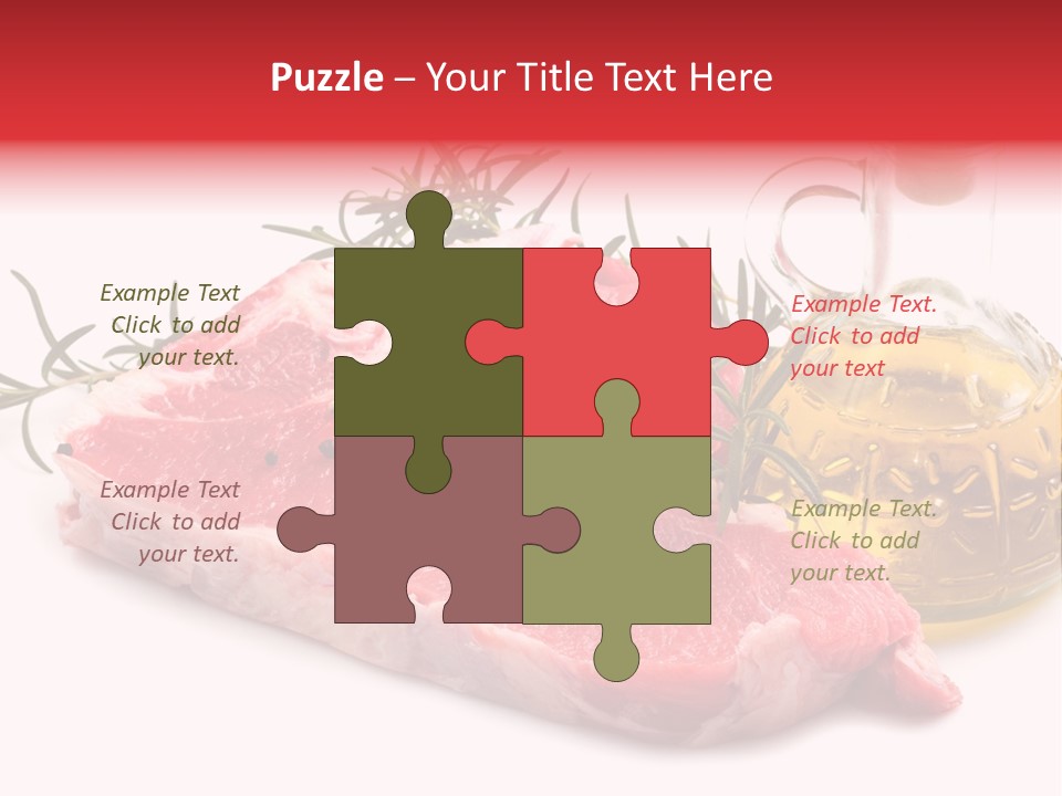 Protein Oil Dining PowerPoint Template