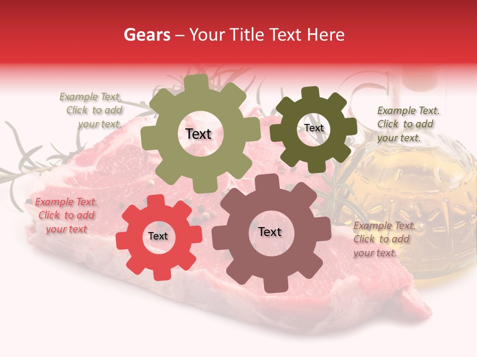 Protein Oil Dining PowerPoint Template