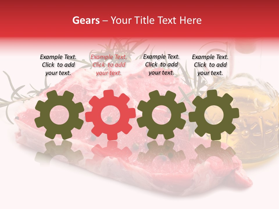 Protein Oil Dining PowerPoint Template