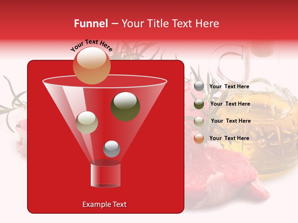 Protein Oil Dining PowerPoint Template