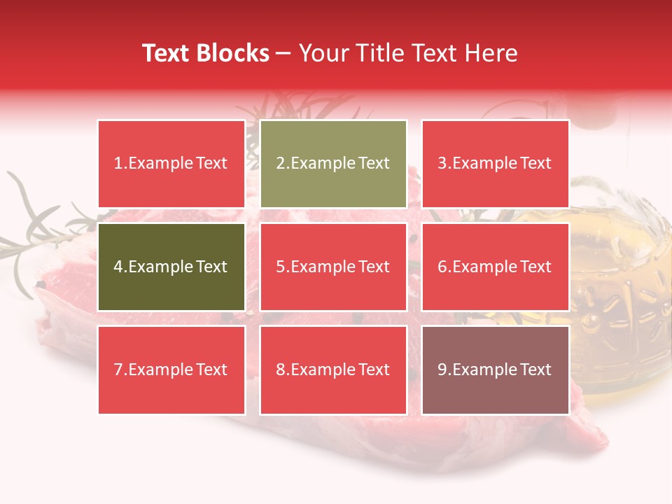 Protein Oil Dining PowerPoint Template