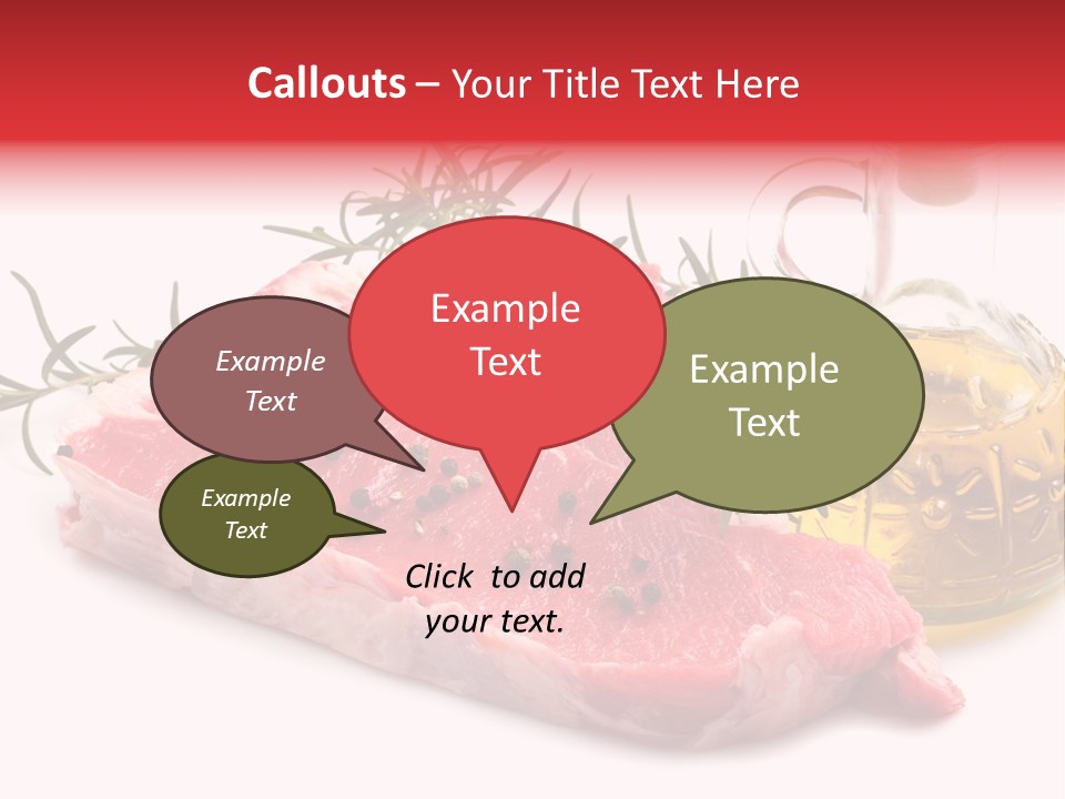 Protein Oil Dining PowerPoint Template