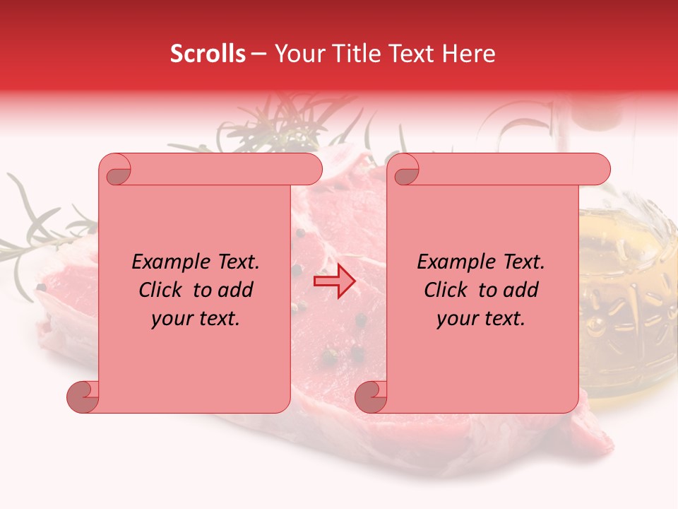 Protein Oil Dining PowerPoint Template