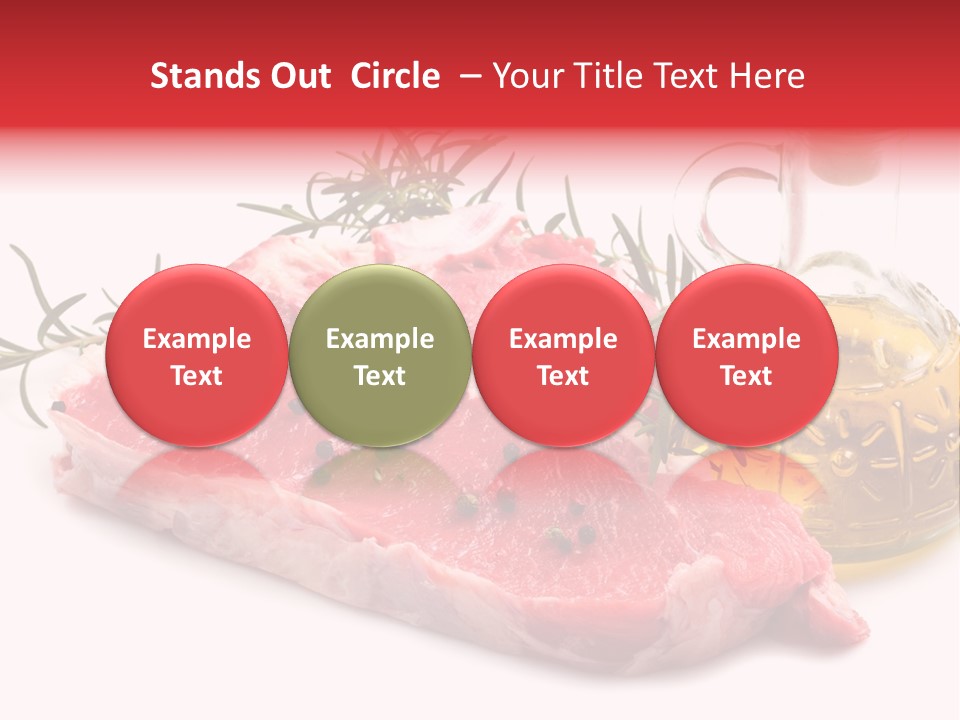 Protein Oil Dining PowerPoint Template