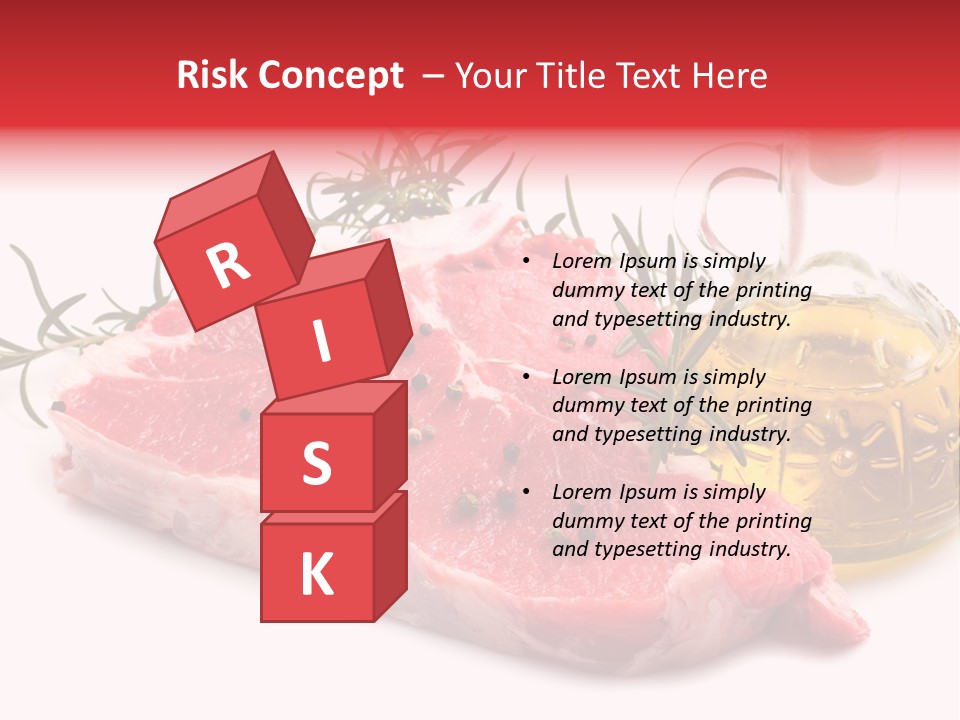 Protein Oil Dining PowerPoint Template