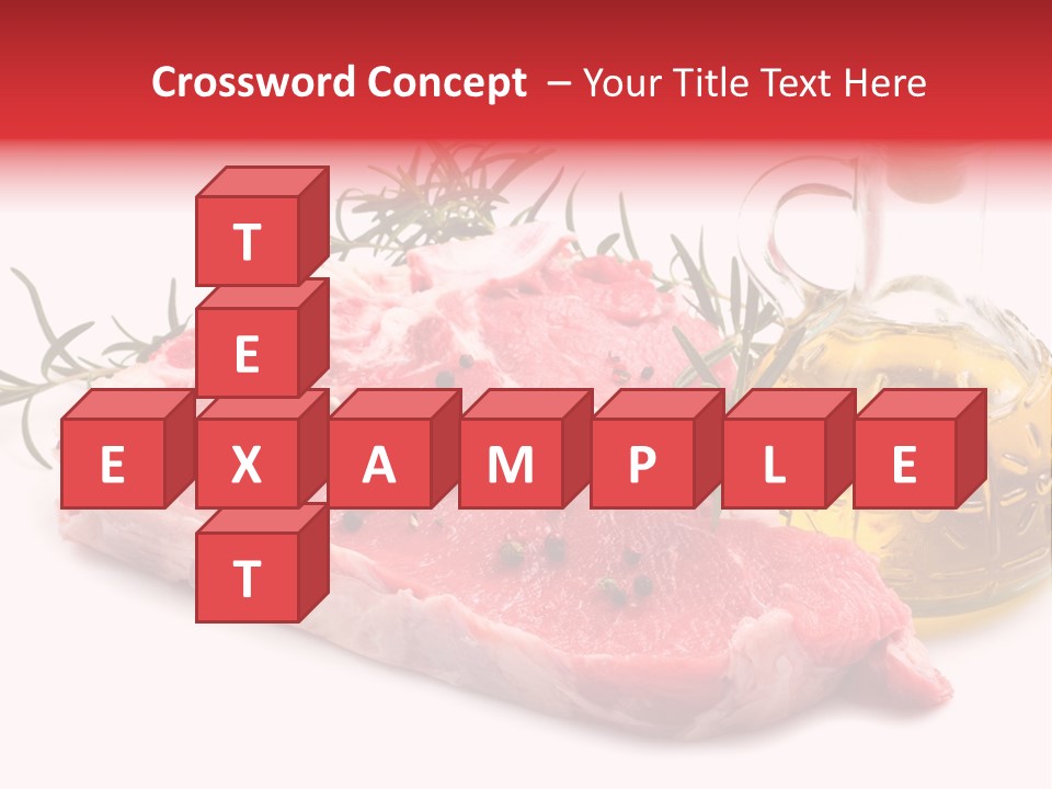 Protein Oil Dining PowerPoint Template