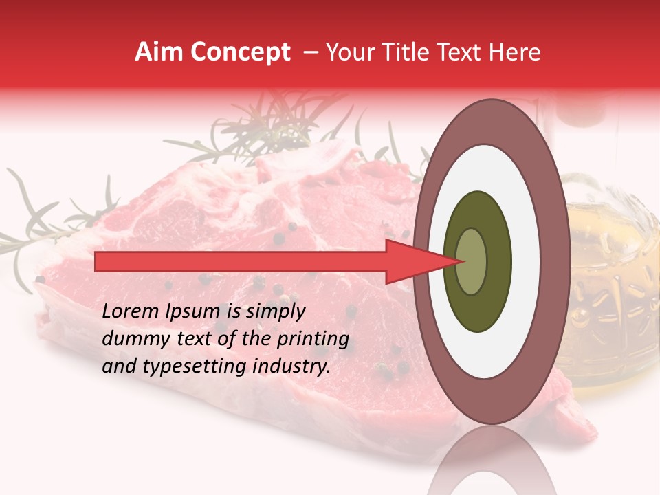 Protein Oil Dining PowerPoint Template