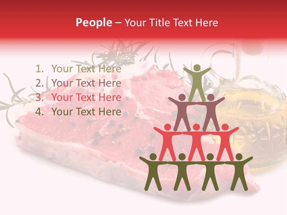 Protein Oil Dining PowerPoint Template