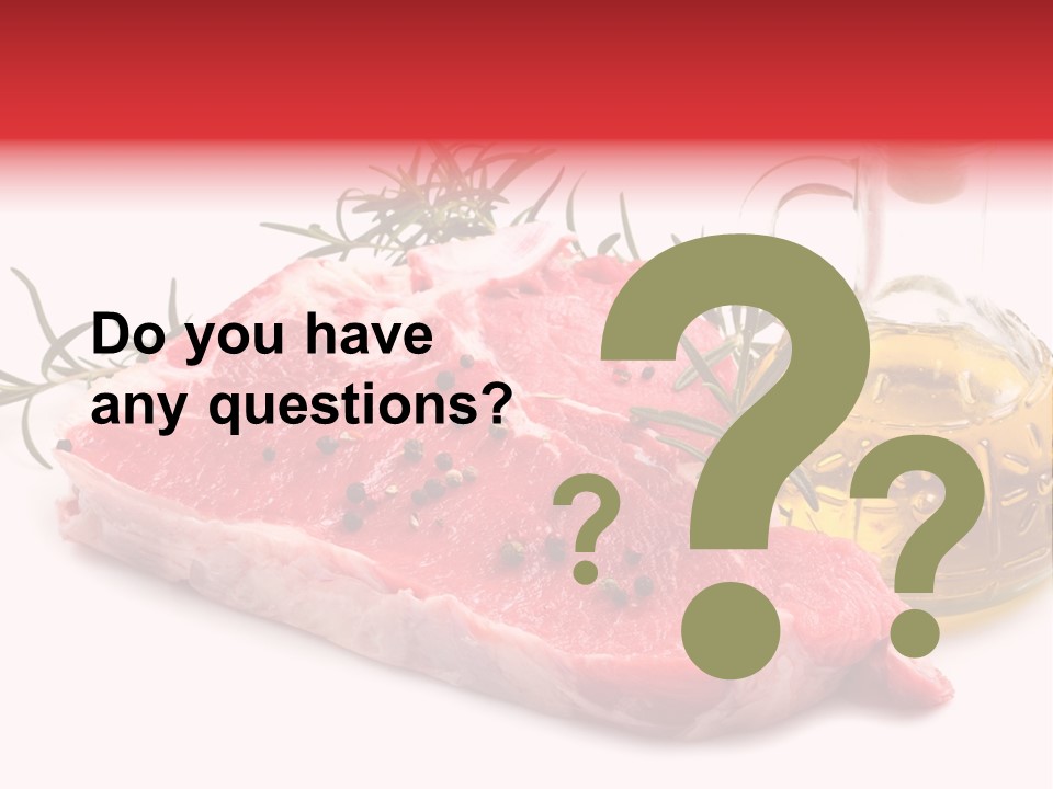 Protein Oil Dining PowerPoint Template