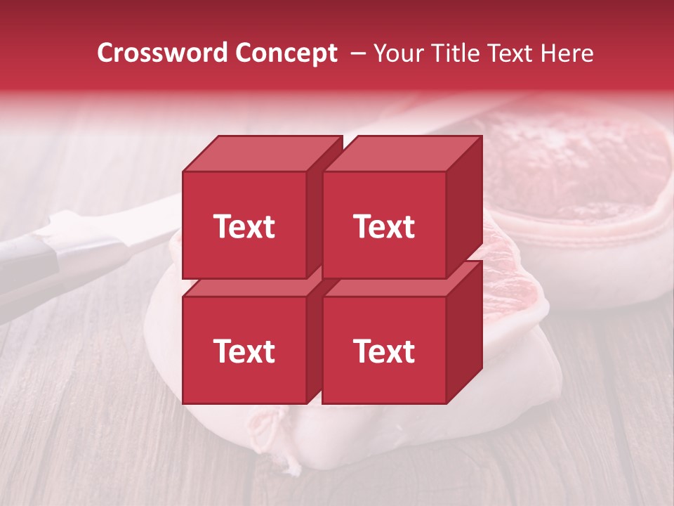 Cuisine Raw Wood PowerPoint Template