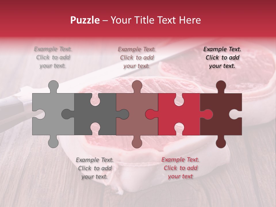 Cuisine Raw Wood PowerPoint Template