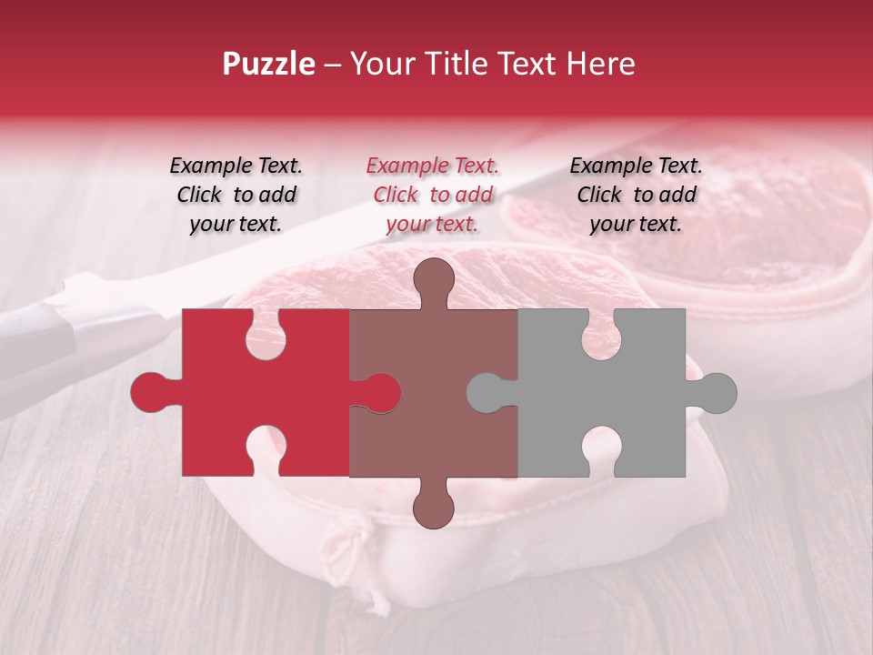 Cuisine Raw Wood PowerPoint Template