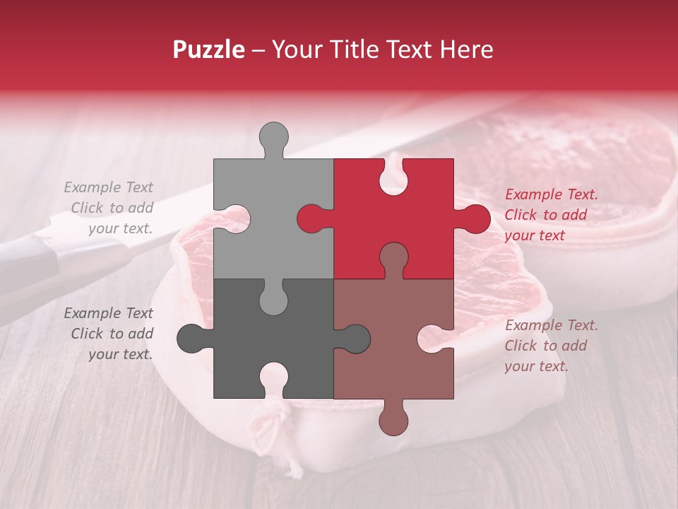 Cuisine Raw Wood PowerPoint Template