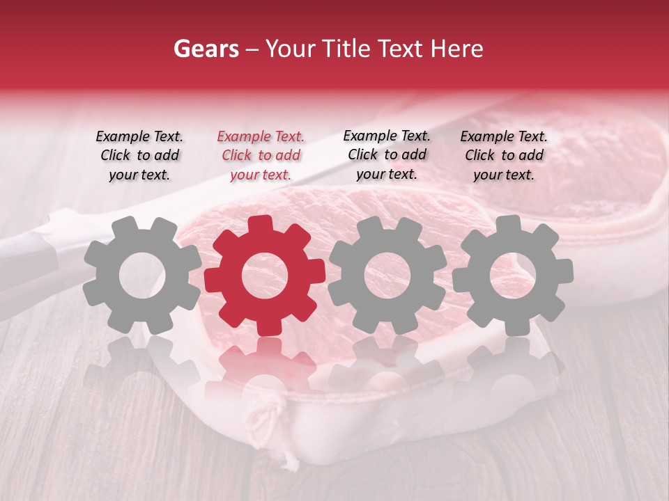 Cuisine Raw Wood PowerPoint Template