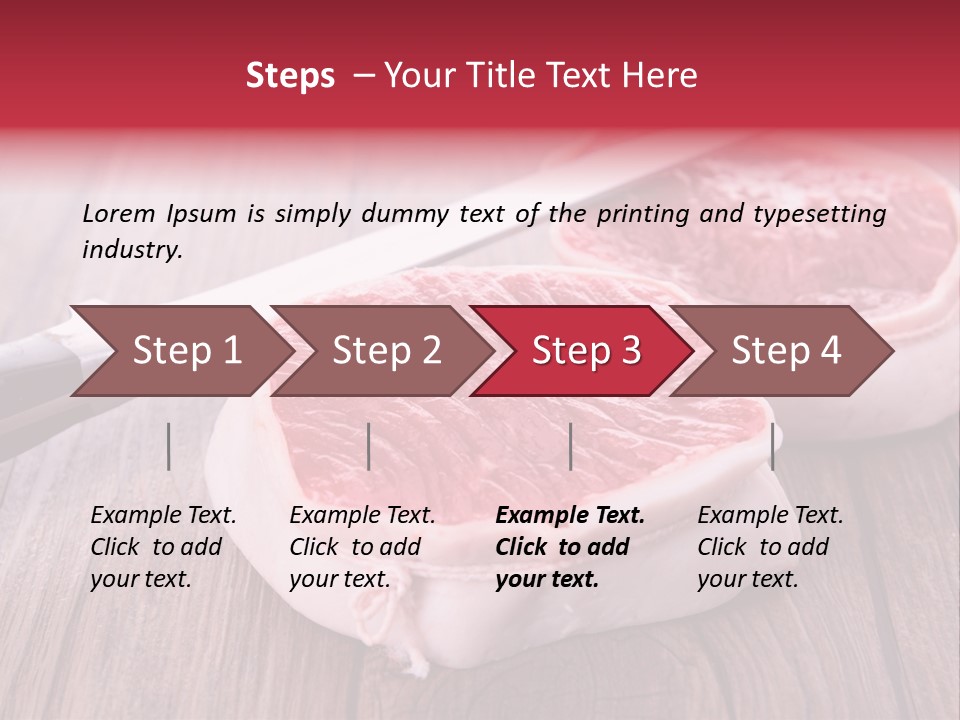 Cuisine Raw Wood PowerPoint Template