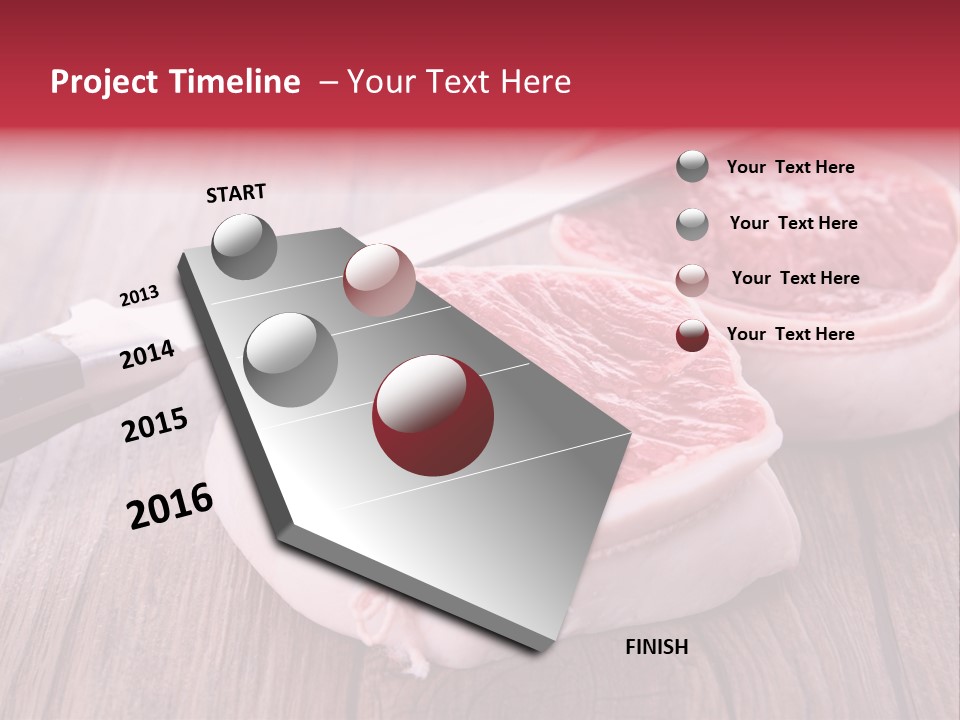 Cuisine Raw Wood PowerPoint Template