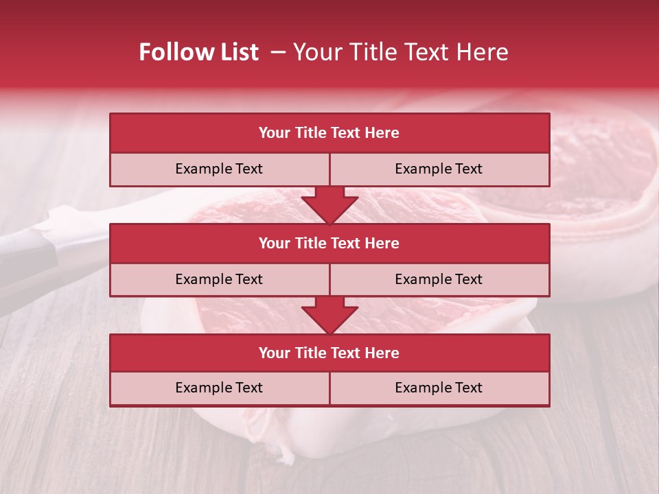Cuisine Raw Wood PowerPoint Template