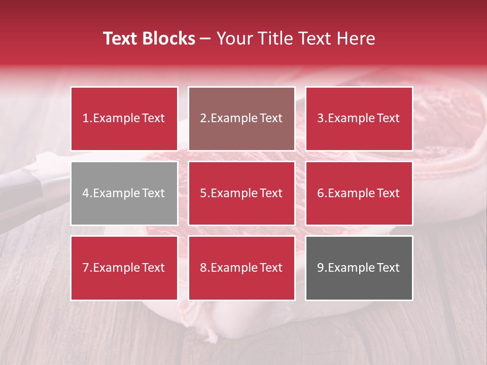 Cuisine Raw Wood PowerPoint Template