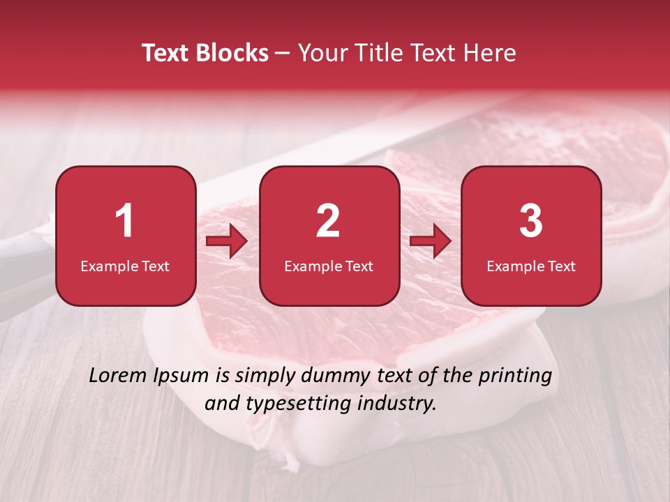 Cuisine Raw Wood PowerPoint Template