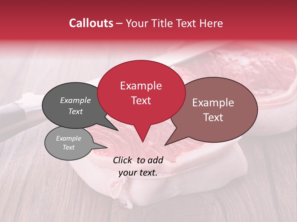 Cuisine Raw Wood PowerPoint Template