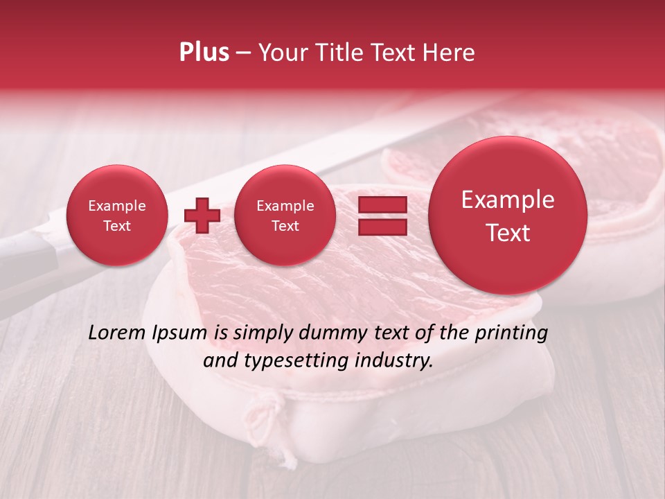 Cuisine Raw Wood PowerPoint Template