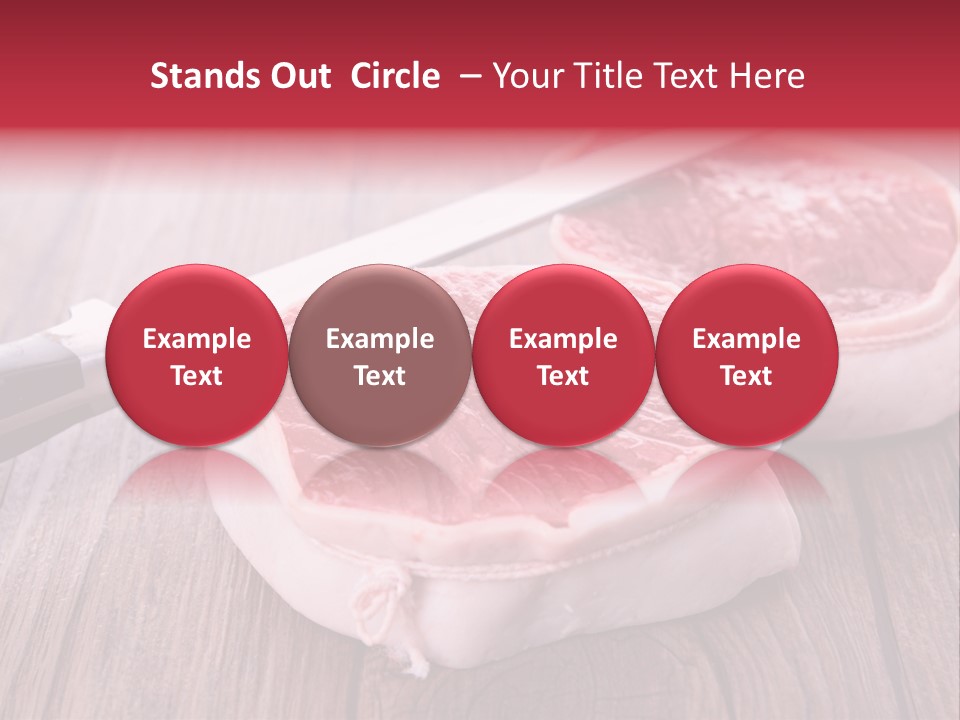 Cuisine Raw Wood PowerPoint Template