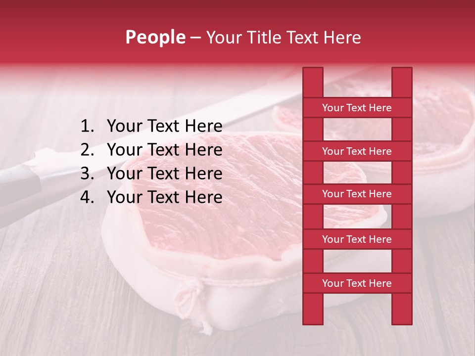 Cuisine Raw Wood PowerPoint Template